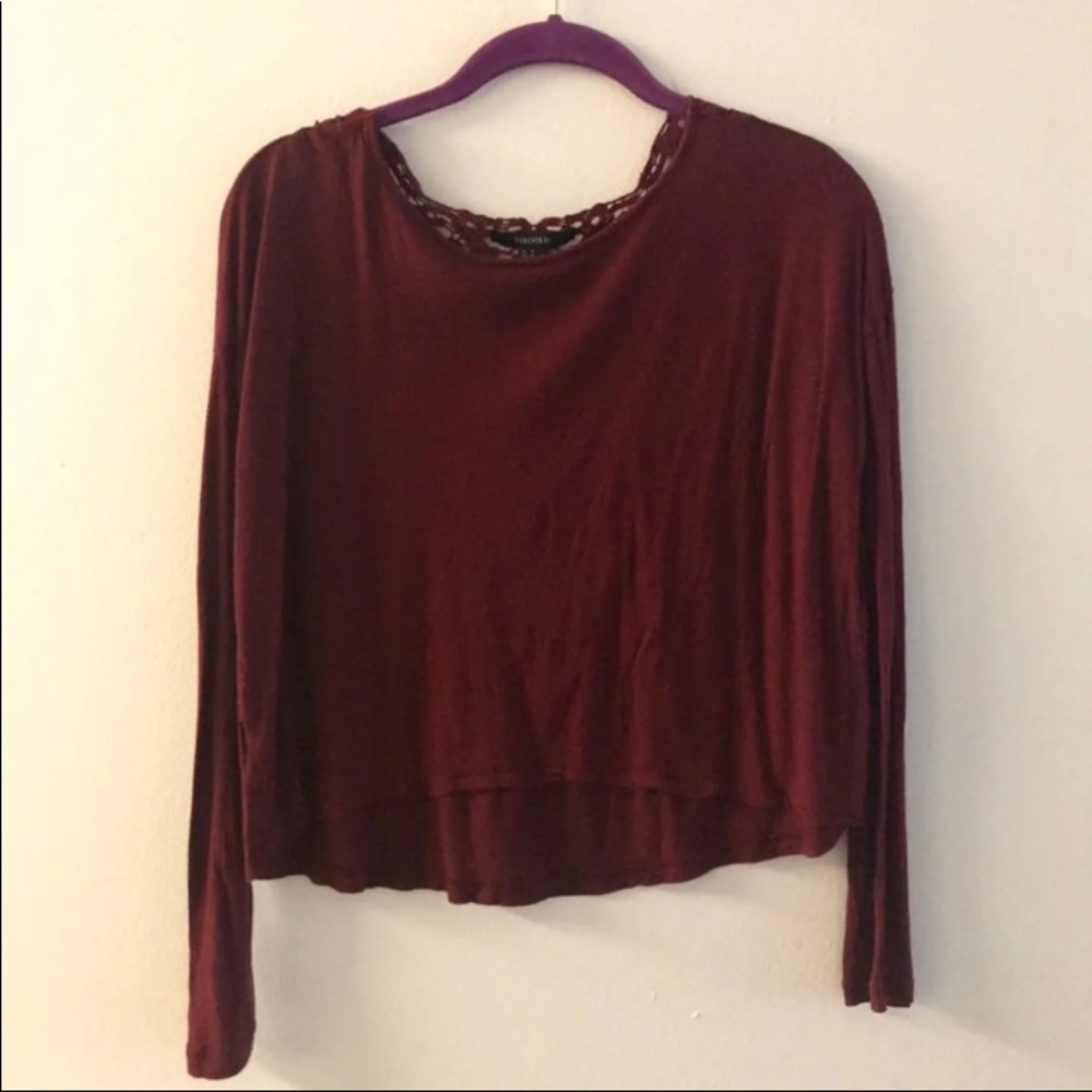 Crochet Detail Crop top